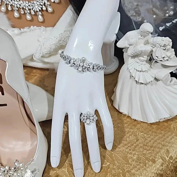 Lovely As Ever is a Unique-One-Of-A-Kind 7 pc. Tiara set - Picture 4 of 14